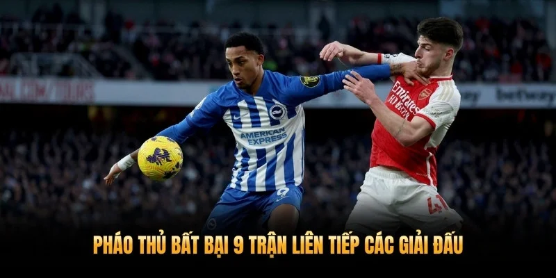 Soi Kèo Brighton Vs Arsenal 5/3 – Pháo Thủ Củng Cố Ngôi Vương Premier League 2 Pháo thủ bất bại 9 trận liên tiếp các giải đấu